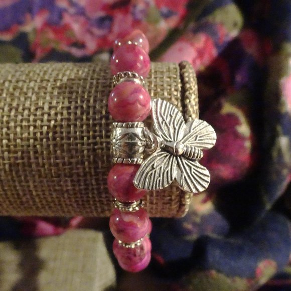 Handmade single-charm stretch bracelets - Picture 9 of 15